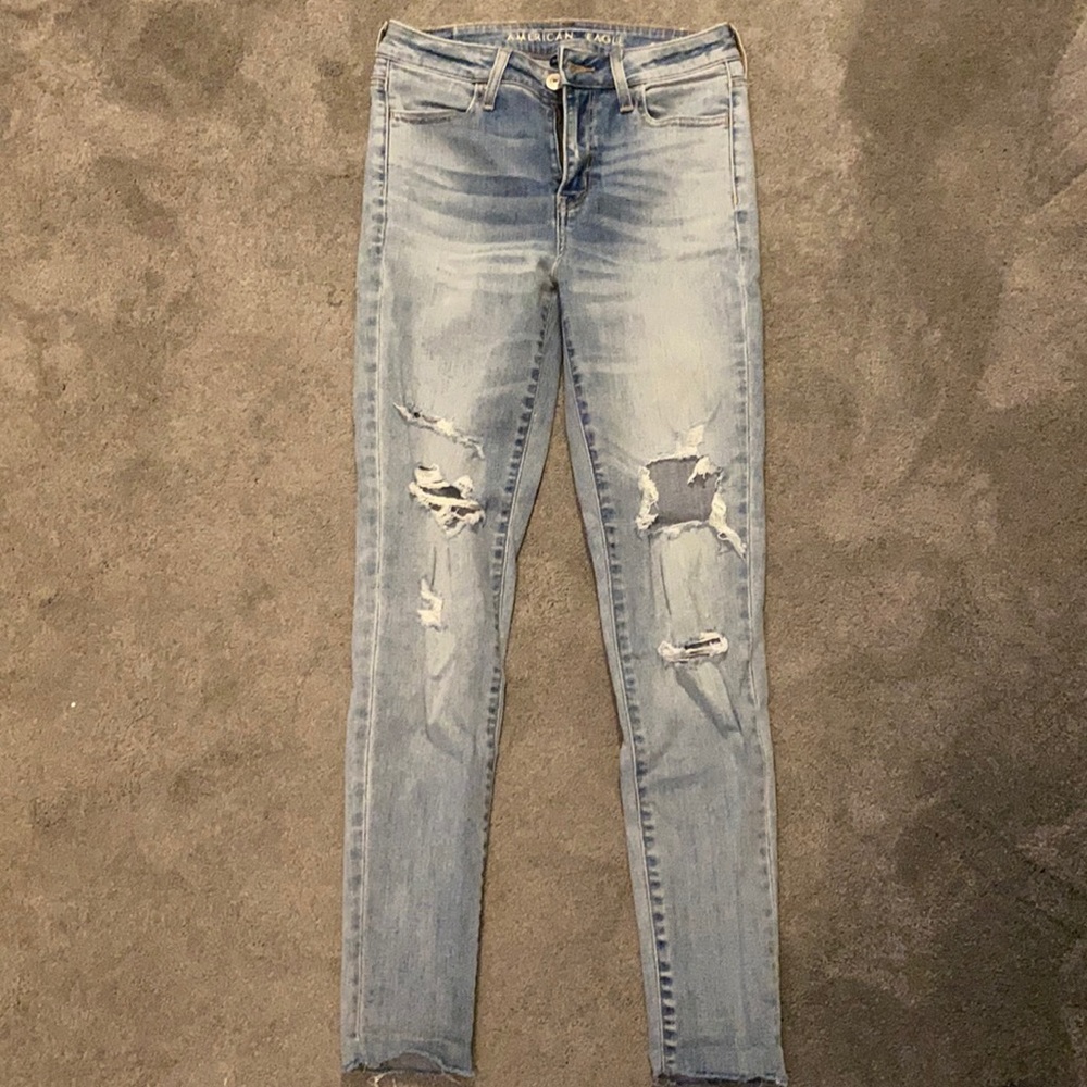 American Eagle Hi-Rise Crop Jeggings